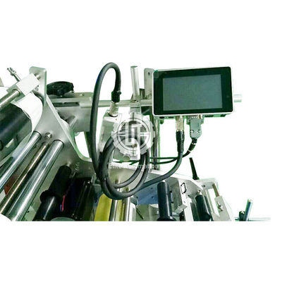 प्रसाधन सामग्री के लिए 20-80 पीसी / न्यूनतम फ्लैट सतह स्टिकर स्वचालित लेबलिंग मशीन