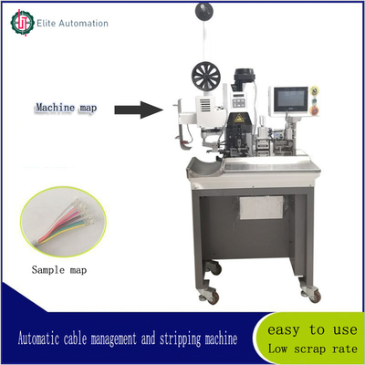 वेल्क्रो टेप रोल / रिबन के लिए 1-30rpm स्वचालित बद्धी काटने की मशीन